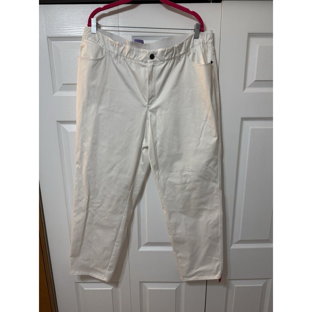 Lafayette 148 New York Mercer White Pants – Size 20 – NWT